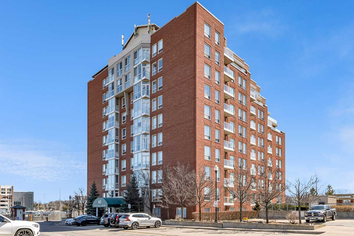 Two Bedroom, Two Bathroom Condo For Sale in Central Oakville at 60 Old Mill Road