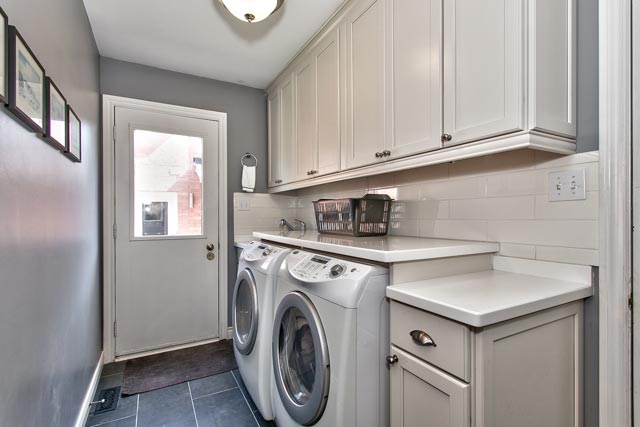 Laundry room.