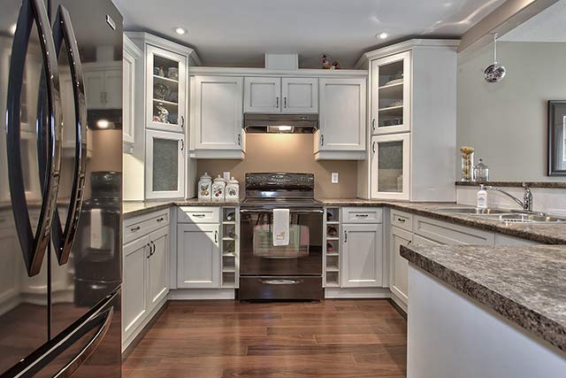 Beautifully upgraded kitchen.