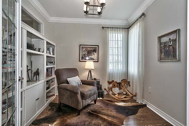 Main floor den.