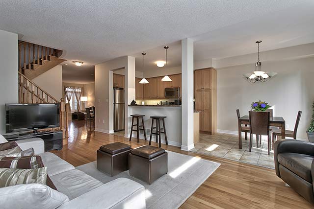 Open concept floor plan.