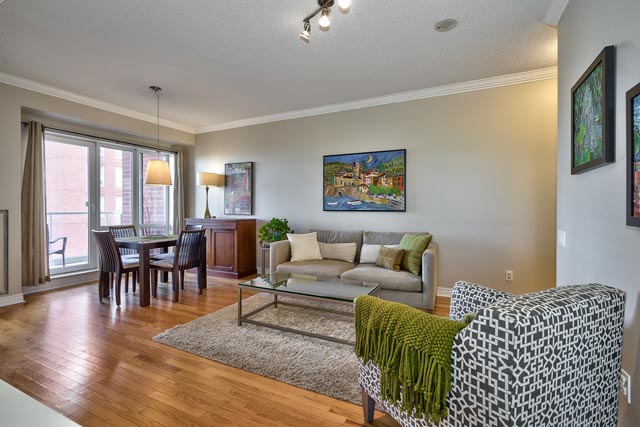 Dining and Living Room Area