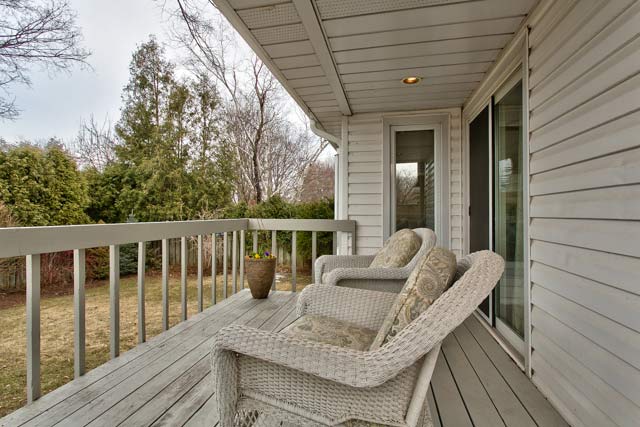 Deck off family room.