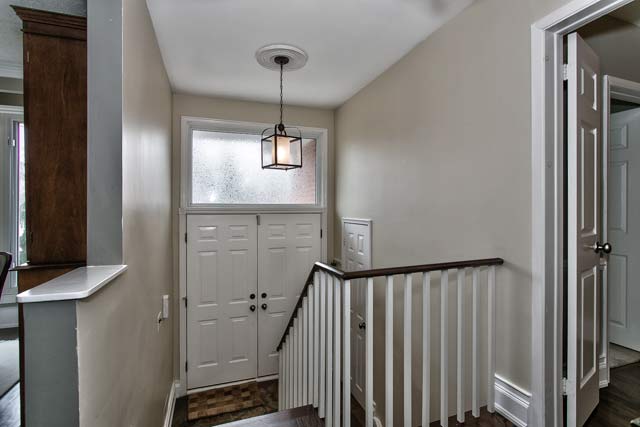 Bright front foyer.