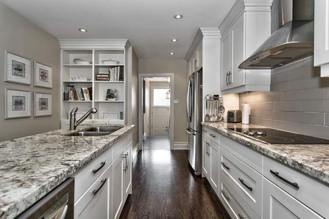 Renovated kitchen.