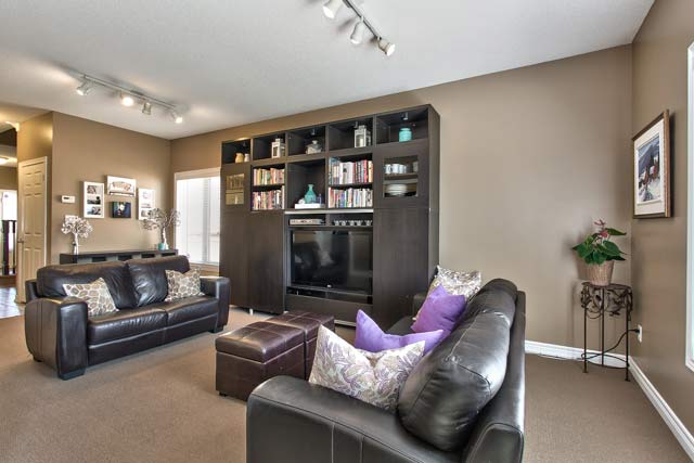 Living and dining room.
