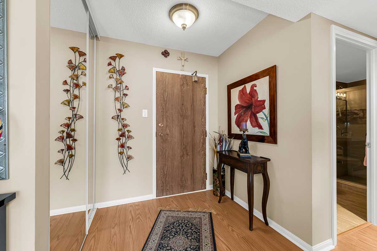 Foyer with Double Closet