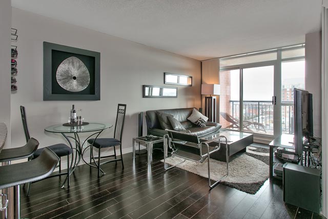 Living and dining area.