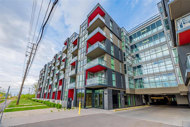 One Bedroom Plus Den Condo For Lease at B416-5240 Dundas Street, Burlington
